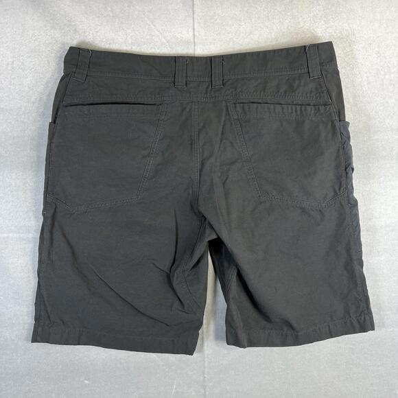 Arcteryx Adventure Shorts Mens 38 Charcoal Gray Canvas Cargo 11" Inseam - Picture 2 of 7